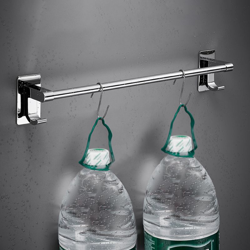 BowLift | Polished Chrome Bathroom Accessory Set Modern Bathroom Shelf Stainless Steel