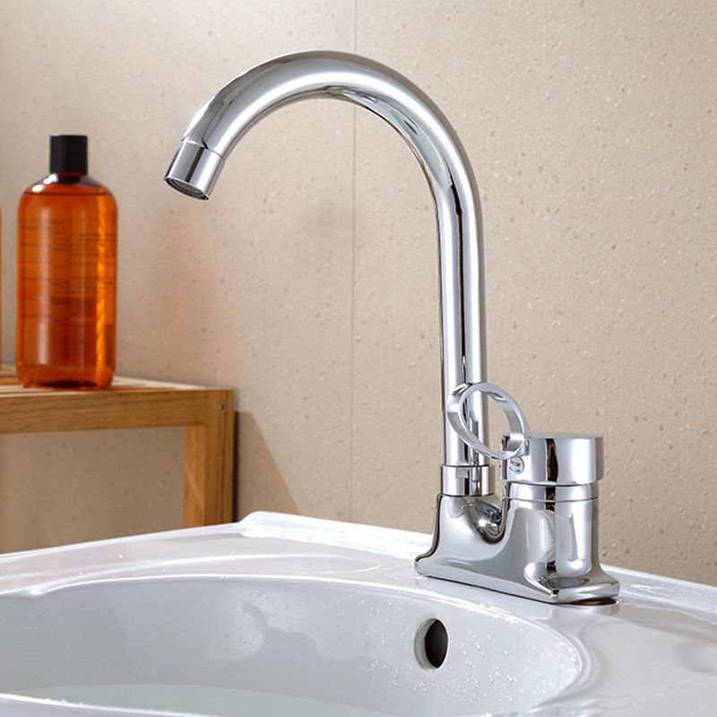 BowLift | 1or2-Handle Brushed Nickel Widespread Faucet 2 Hole Center Set Sink Faucet