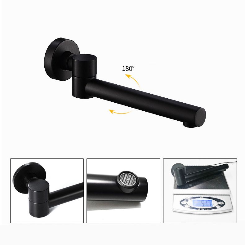 BowLift | Industrial Wall-Mounted Bathroom Faucet 2-Hole Swivel Spout Basin Faucet