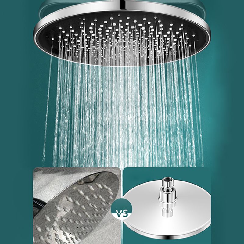 BowLift | Contemporary Showerhead Combination Rainfall Chrome Wall Mount Showerhead