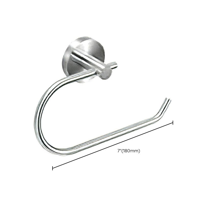 BowLift | Metal Simple Bathroom Accessories as a Single Piece or in a Set in Silver