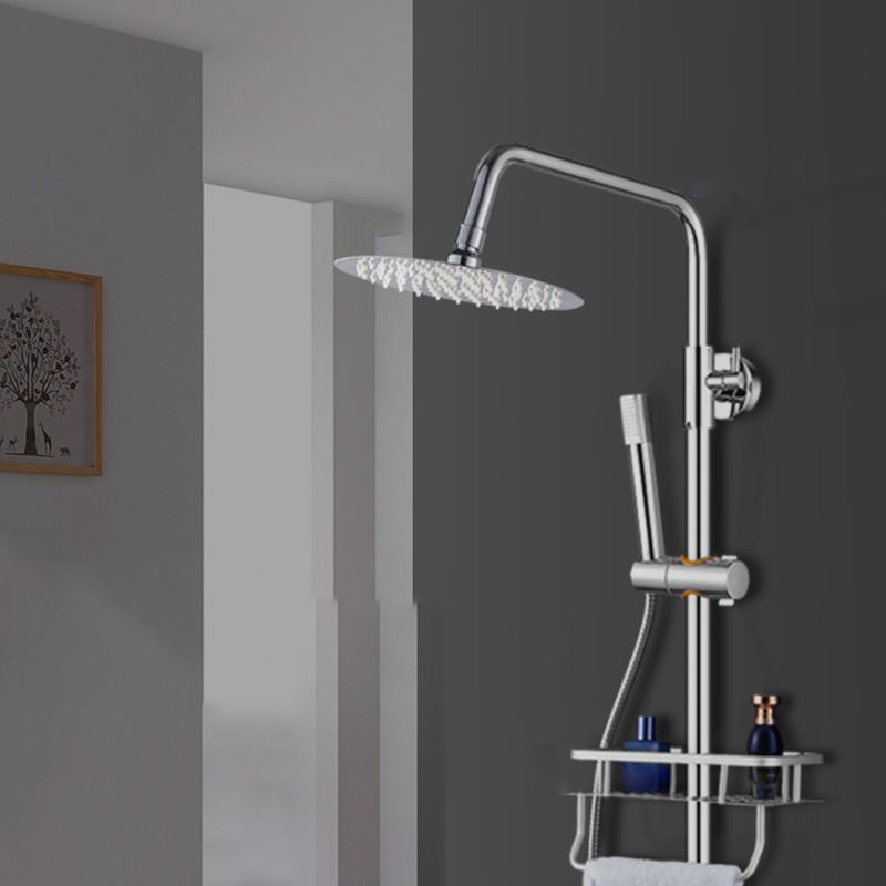 BowLift | Modern Showerhead Combination Double Showerhead Stainless Steel Wall Mounted Showerhead