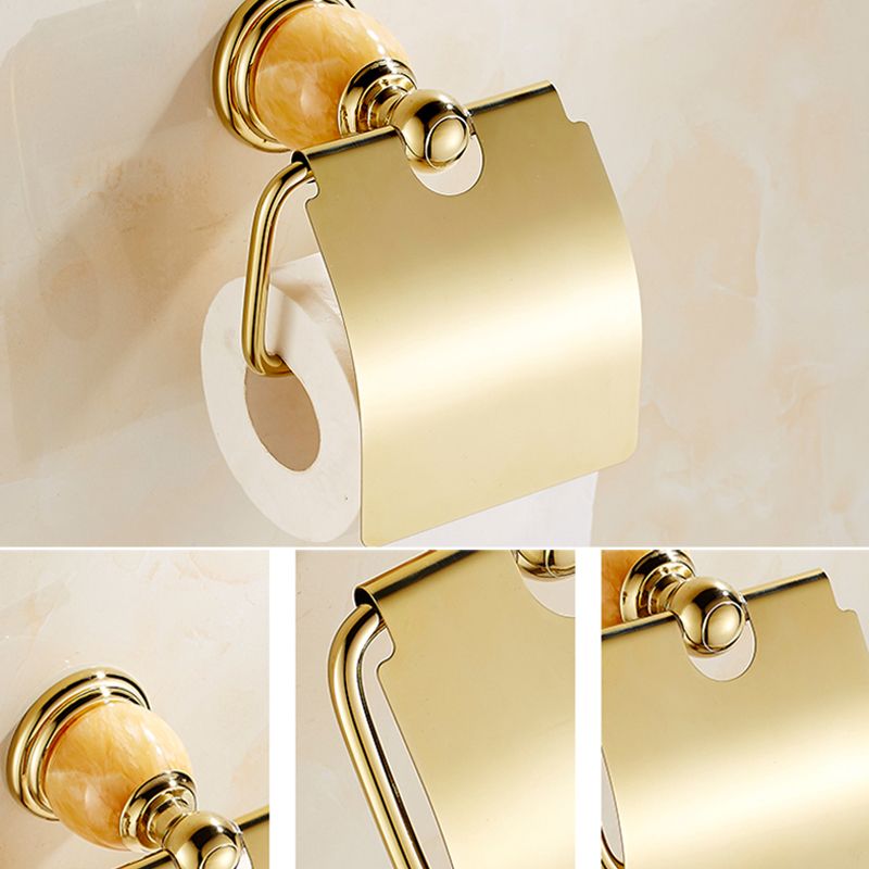 BowLift | Polished Gold Bathroom Set Metal Bathroom Accessories Hardware Set
