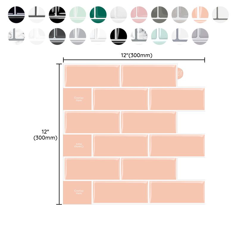 BowLift | Plastic Peel & Stick Subway Tile Modern Simple Peel & Stick Subway Tile