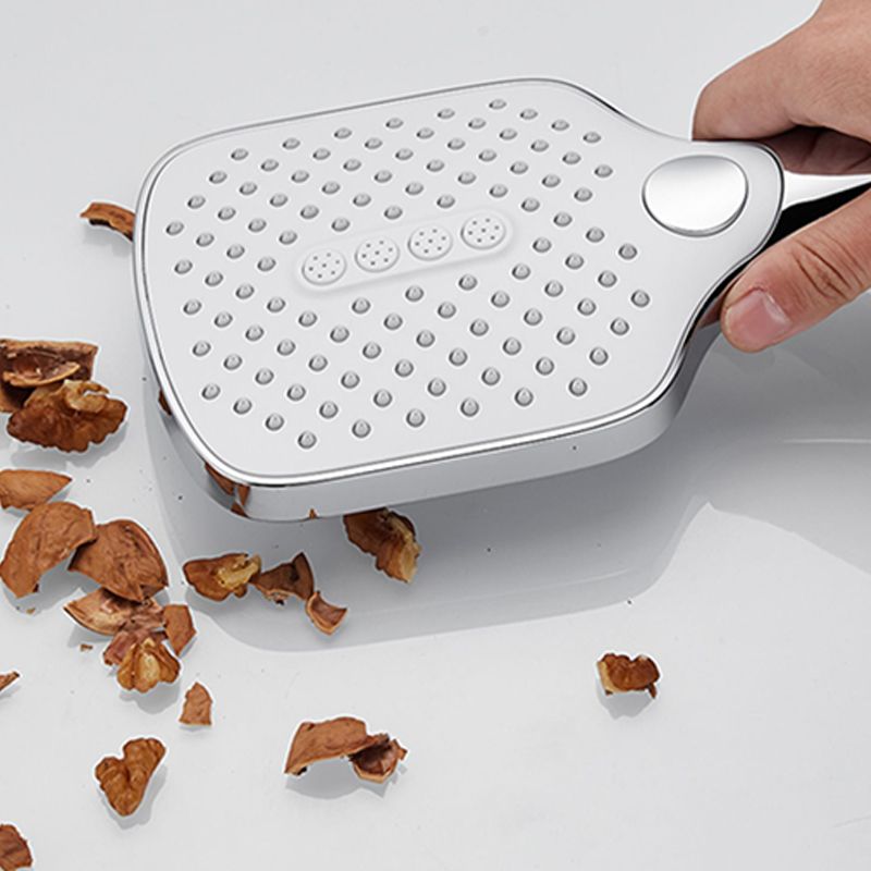 BowLift | Rectangular Self-Cleaning Hand Shower Adjustable Spray Pattern Wall-Mounted Hand Shower