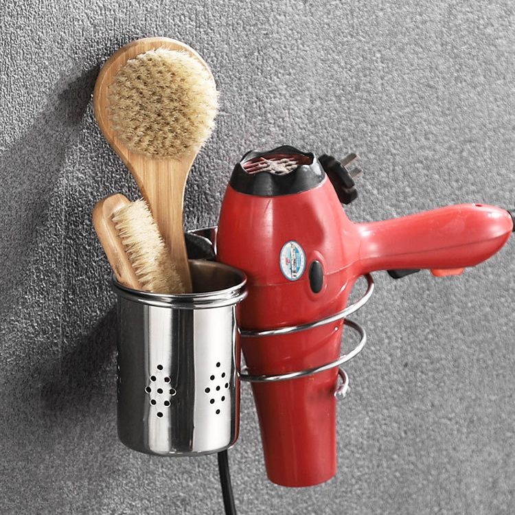 BowLift | Polished Chrome Bathroom Accessories Set made of Stainless Steel with Bathroom Shelf/Bathrobe Hook/Towel Bar