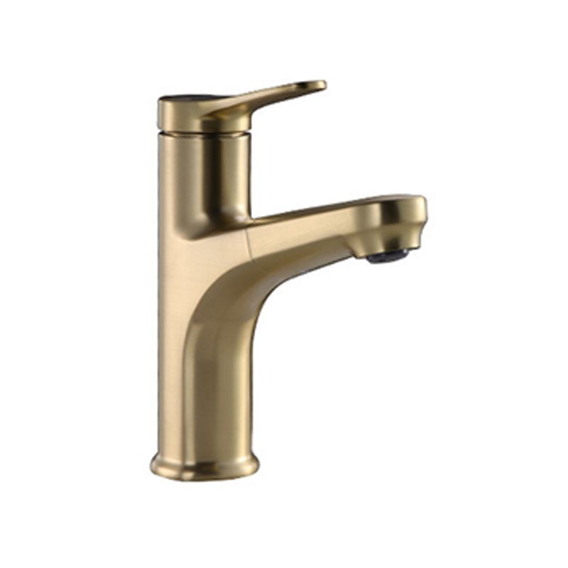 BowLift | Contemporary Basin Faucet Copper Pure Color Single Lever Retractable Basin Faucet