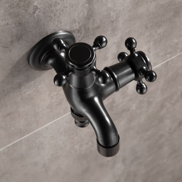 BowLift | Wide Bathroom Sink Faucet Wall-Mounted Cross Handle Faucet