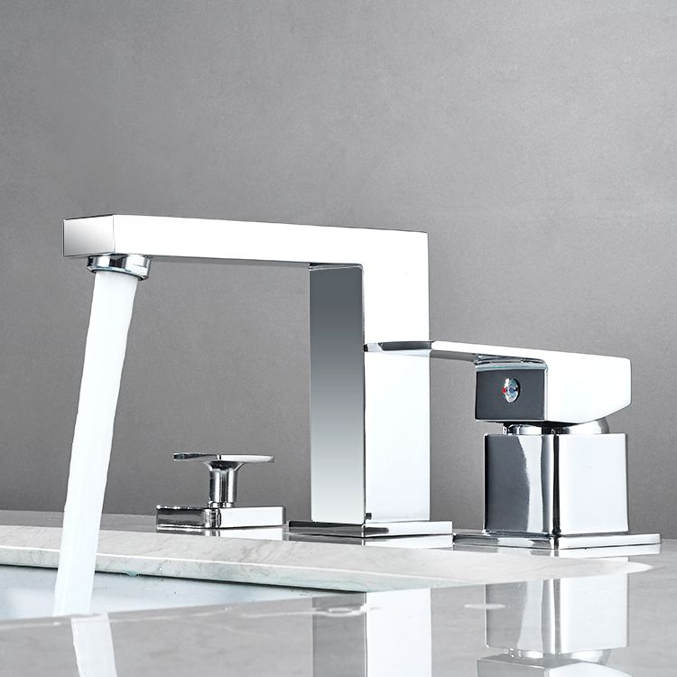 BowLift | Contemporary Bath Faucet Trim Deck Mounted Low Arc Bathroom Faucet