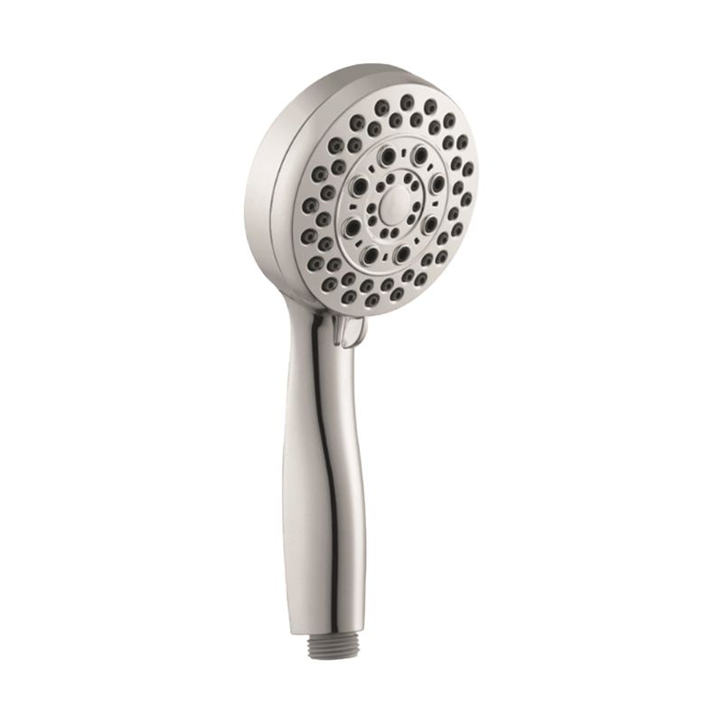 BowLift | Silver Dual Shower Head Round Rainfall Wall-Mounted Shower Head