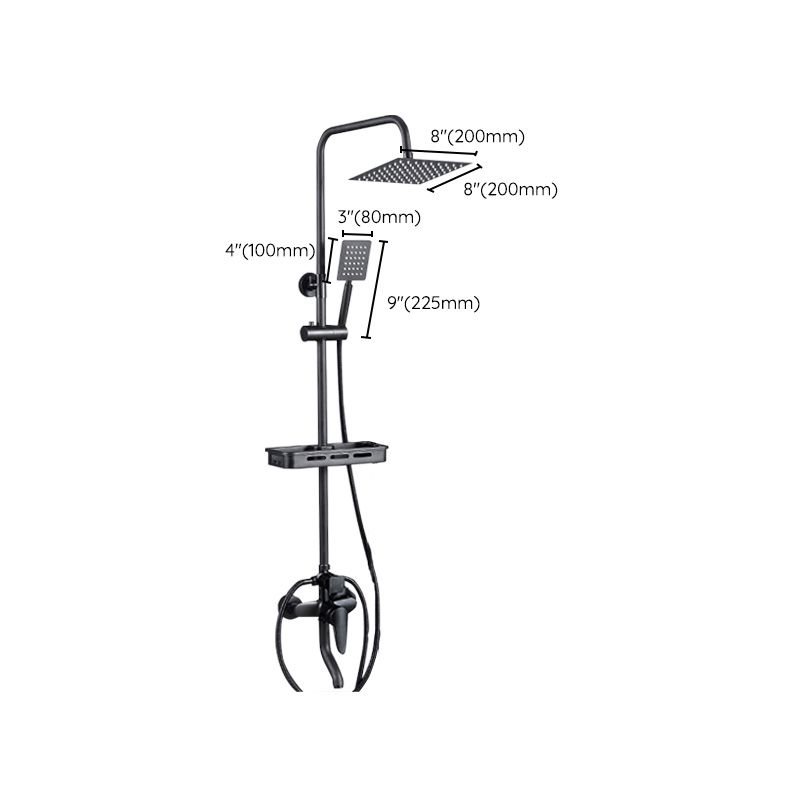 BowLift | Adjustable spray sample shower combination metal shower fitting arm showerhead with slip bar