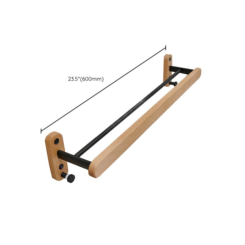 BowLift | Metal and wood bathroom accessories as a single piece or in a set in black