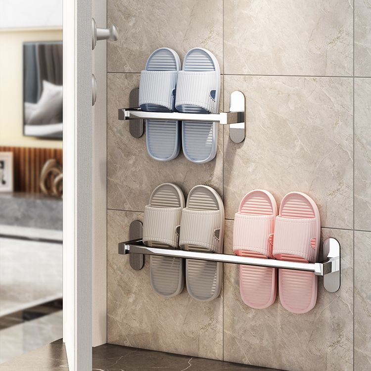 BowLift | 2-Piece Stainless Steel Slip Resistant Modern Chrome Bathroom Hardware Set