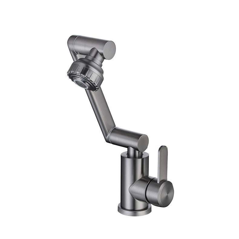 BowLift | Contemporary Centerset Faucet Lever Handles Low Arc Stainless Steel Faucet