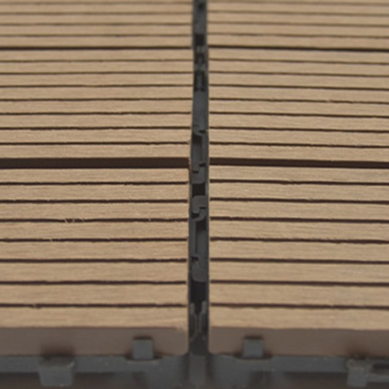 BowLift | Wire brushed wooden floor tiles Click-Lock engineered wood for patio garden