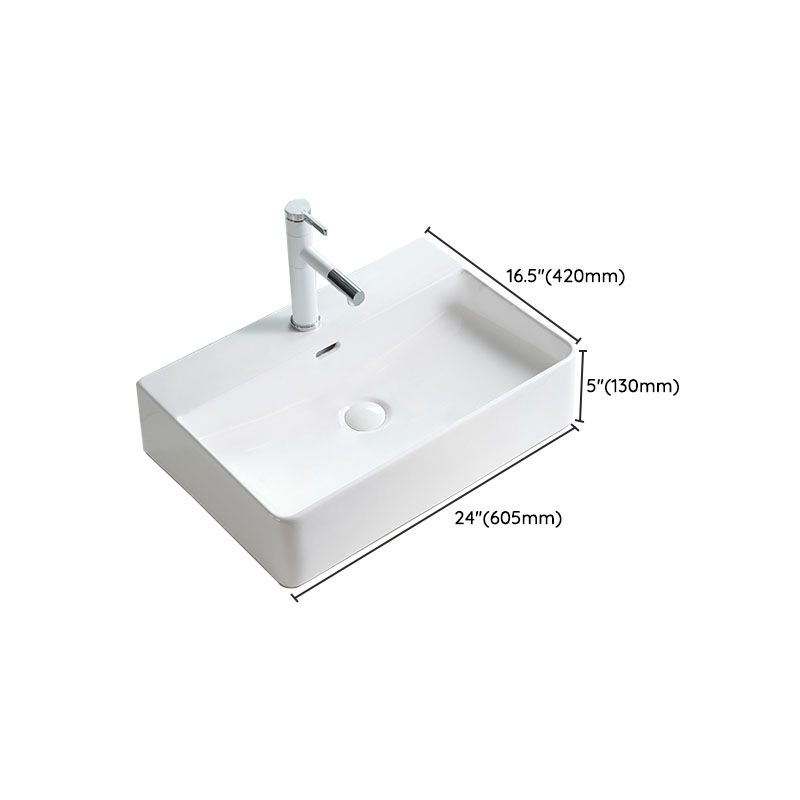 BowLift | Porcelain Washbasin Modern Simple Wash Bowl Bathroom Sink