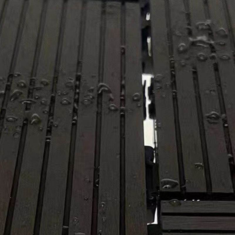 BowLift | Wire brushed wooden floor tiles Click-Lock engineered wood for patio garden