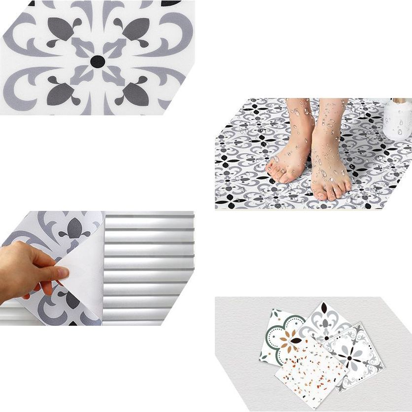 BowLift | Print Plastic Peel & Stick Tile Field Tile for Splash Guard Wall