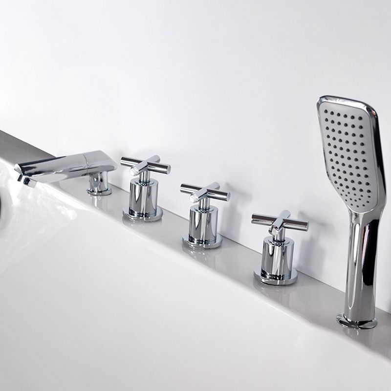 BowLift | Contemporary Style Bathroom Faucet Metal Deck Mounted Bathroom Faucet