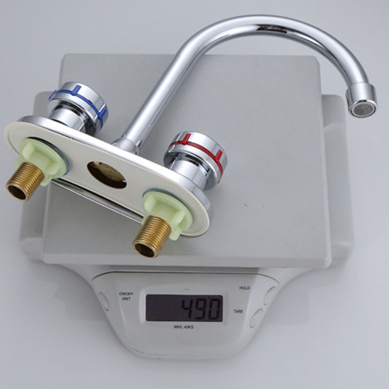 BowLift | 1or2-Handle Brushed Nickel Widespread Faucet 2 Hole Center Set Sink Faucet