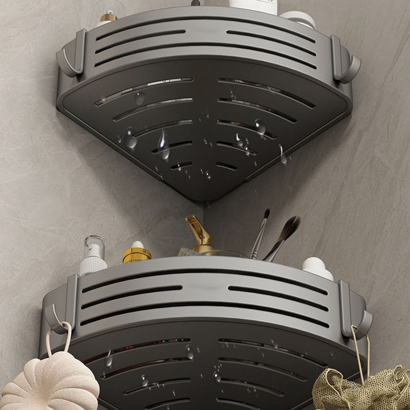 BowLift | 3-piece bathroom accessory set Contemporary aluminum bathroom shelf