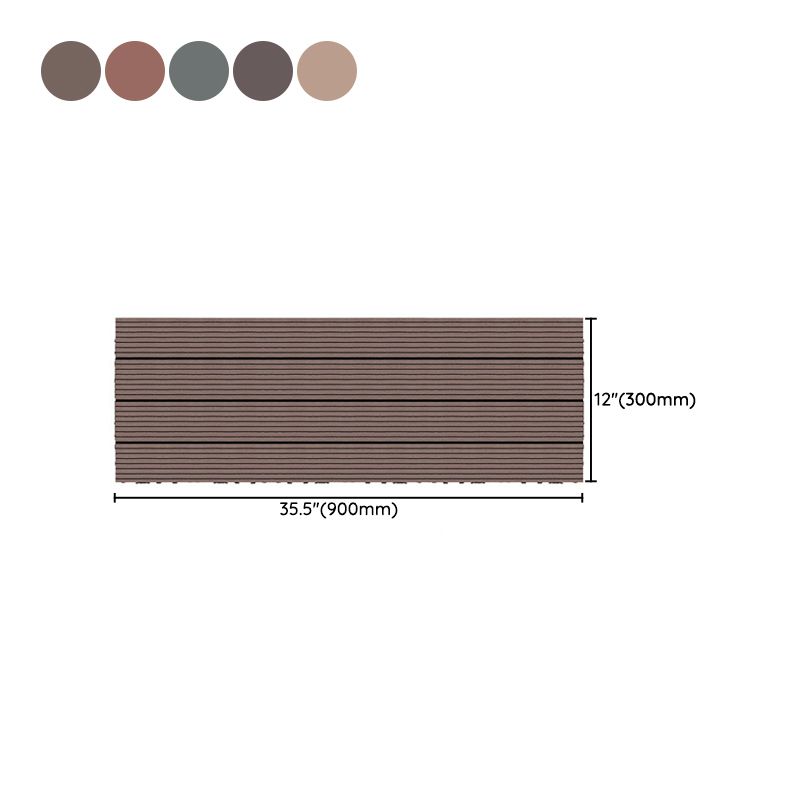 BowLift | Wire brushed wooden floor tiles Click-Lock engineered wood for patio garden