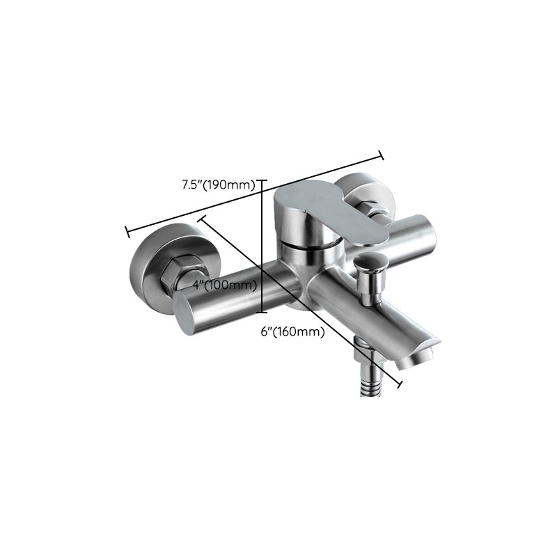 BowLift | Popular Bathtub Filling Station Trim 304 Stainless Steel Wall Mounted Bathtub Filling Station