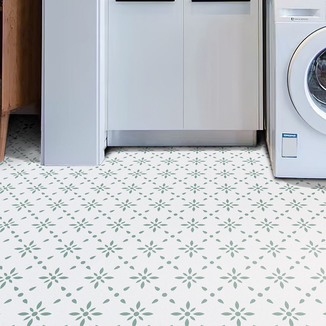 BowLift | Print PVC Peel & Stick Tile Field Tile for Kitchen and Bathroom Back Wall