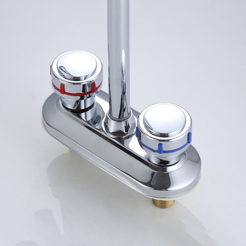 BowLift | 1or2-Handle Brushed Nickel Widespread Faucet 2 Hole Center Set Sink Faucet