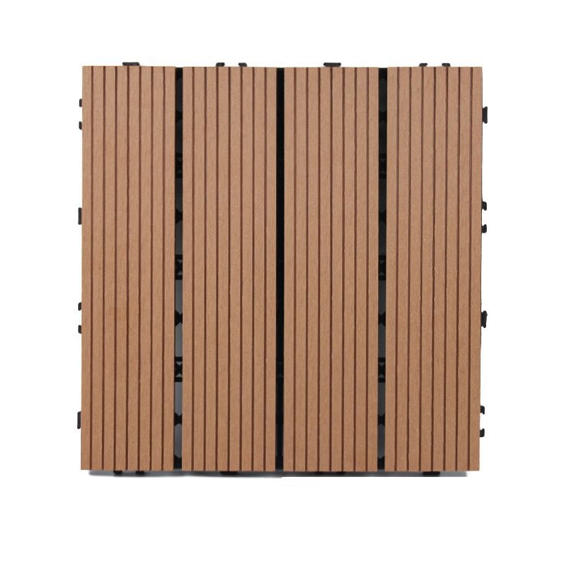 BowLift | Classic interlocking deck boards Solid color patio tiles