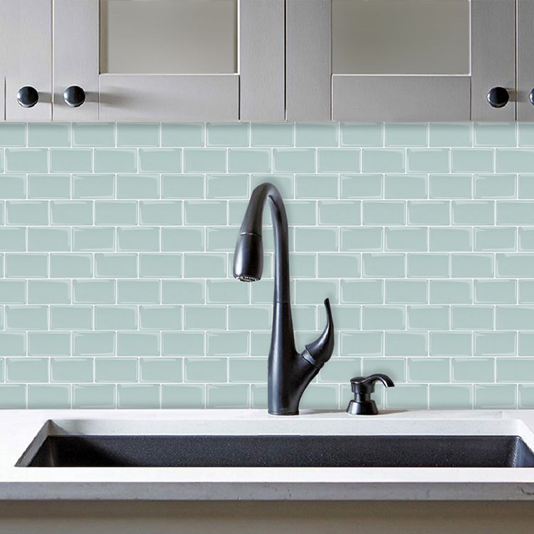 BowLift | Plastic Peel & Stick Subway Tile Square Peel and Stick Back Wall Tile