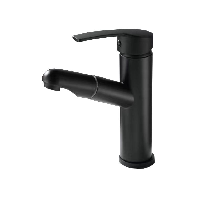 BowLift | Pull-out simple bathroom sink tap 1 hole single lever faucet