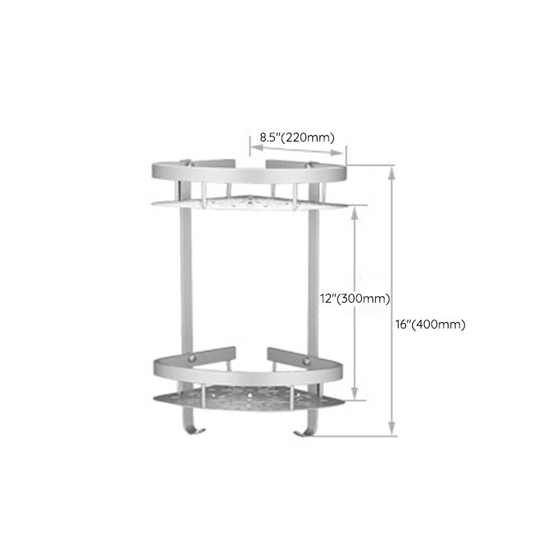 BowLift | Silver Contemporary Bathroom Hardware Set Stainless Steel Aluminum Bathroom Set