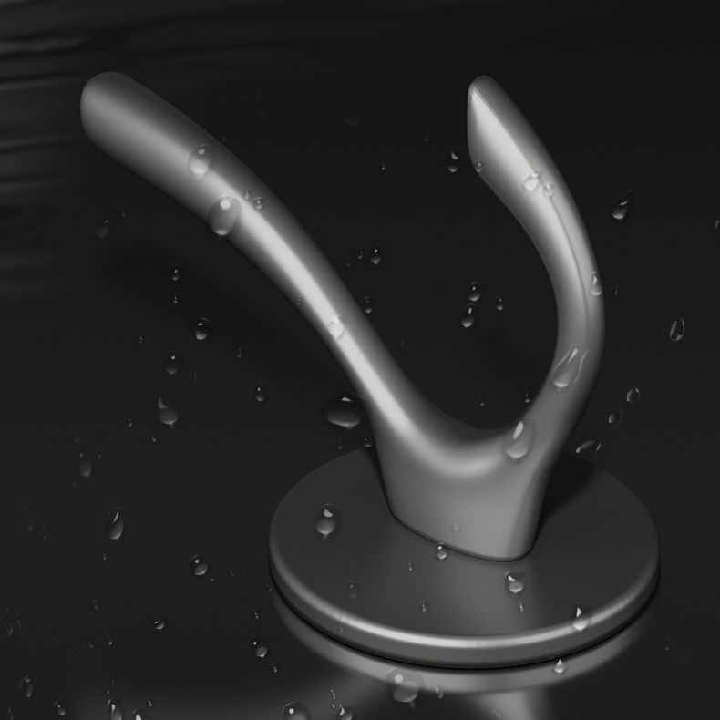 BowLift | 10-piece Bathroom Accessory Set Modern Matt Gray Bathrobe Hooks