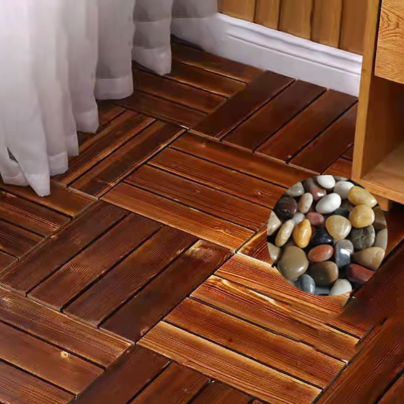 BowLift | Wood Terrace Tiles Plug-in System Installation Outdoor Terrace Tiles
