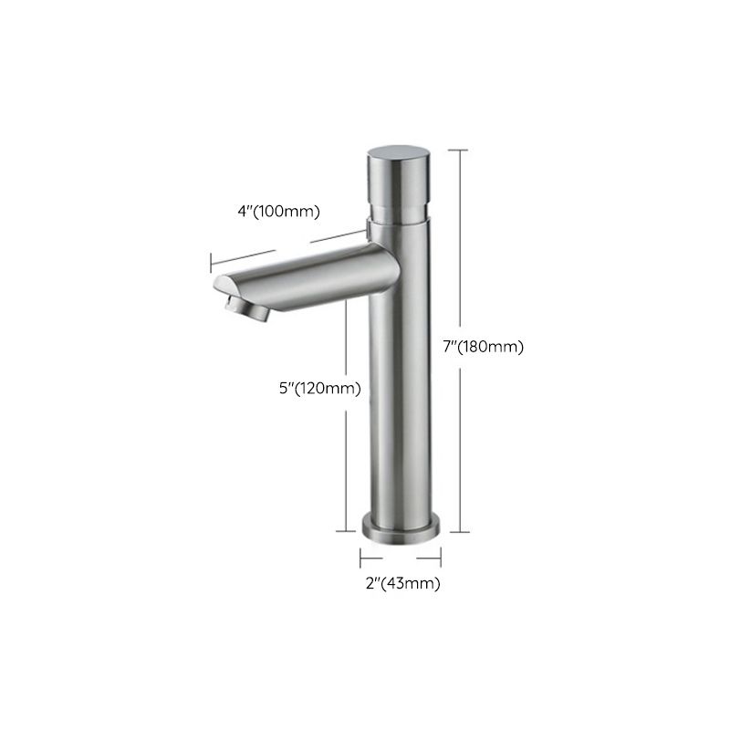 BowLift | Modern Low Arc Basin Faucet with Single Lever Bathroom Sink Faucet