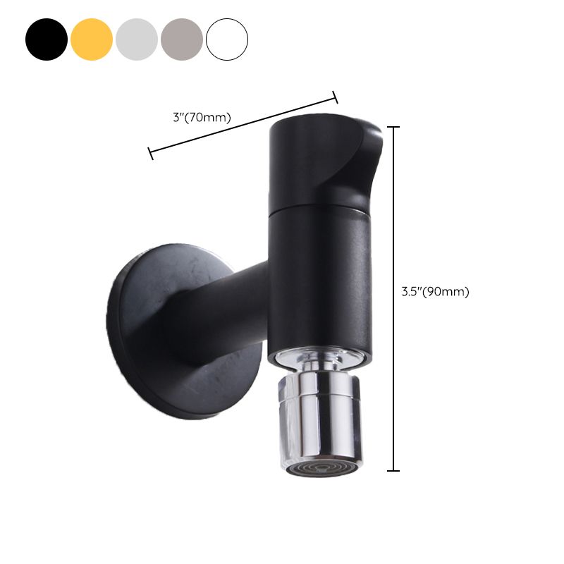 BowLift | Contemporary Wall-Mounted Bathroom Faucet Knob Handle Solid Brass Round Faucet