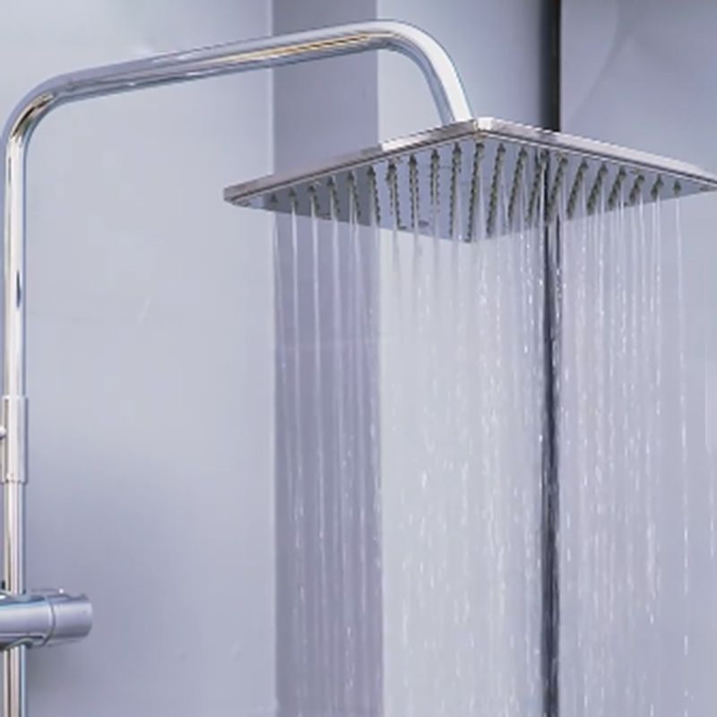 BowLift | Contemporary Showerhead Combination Dual Showerhead Stainless Steel Wall-Mounted Showerhead
