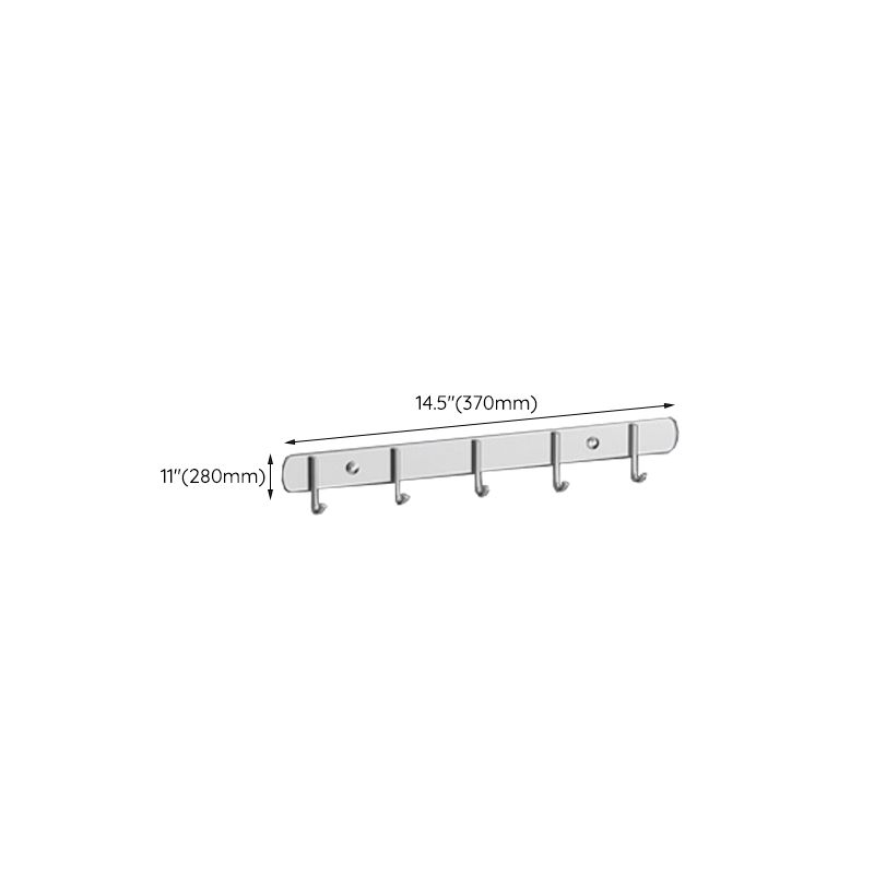 BowLift | Polished Chrome Modern Bathroom Accessory Set in Stainless Steel with Bath Shelf/Towel Bar