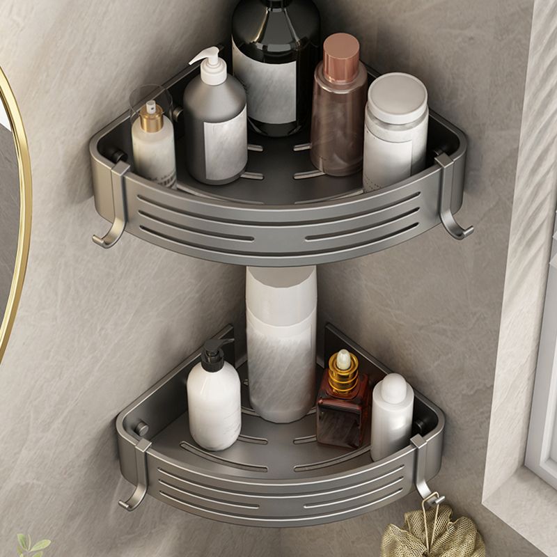 BowLift | 3-piece bathroom accessory set Contemporary aluminum bathroom shelf