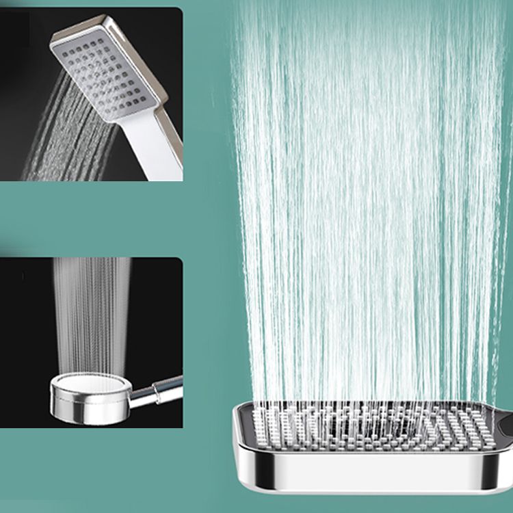 BowLift | Contemporary Rectangular Hand Shower Adjustable Spray Pattern Shower Head