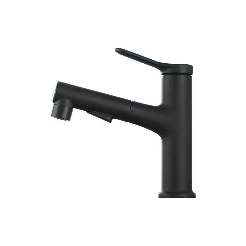 BowLift | Pull-out simple bathroom sink tap 1 hole single lever faucet