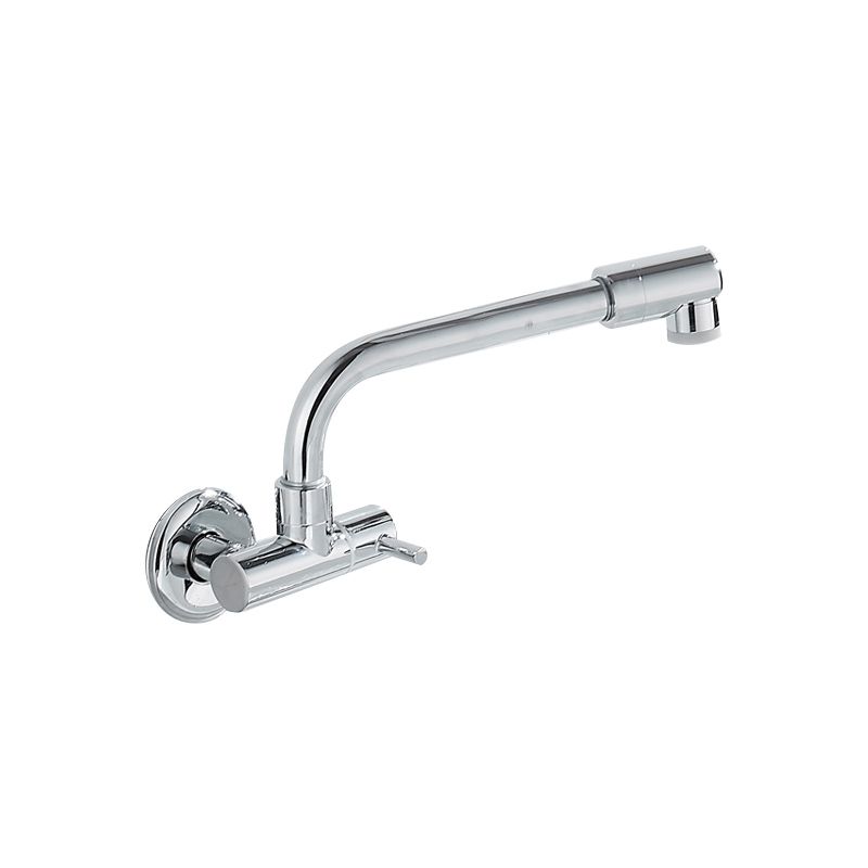 BowLift | Wall-mounted metal bathtub filler with low arc waterfall bathtub faucet