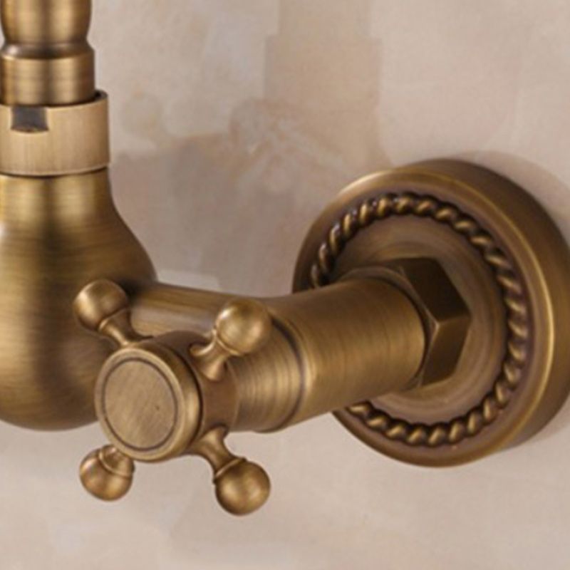BowLift | Wall-mounted fitting Glam Style Bathroom tap with 2 handles