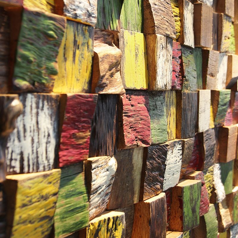 BowLift | Wall cladding wood shiplap mosaic modern interior wall cladding