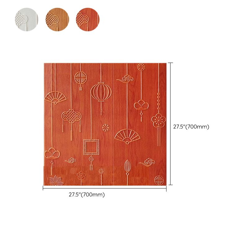 BowLift | Contemporary Wall Panels Self-Adhesive Waterproof Cartoon 3D Print Wall Covering