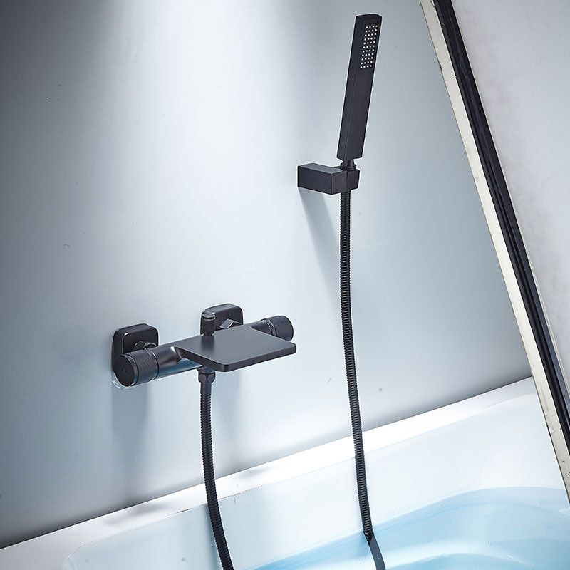 BowLift | Contemporary Fixed Bathtub Faucet Wall Mounted Waterfall Bathtub Filler