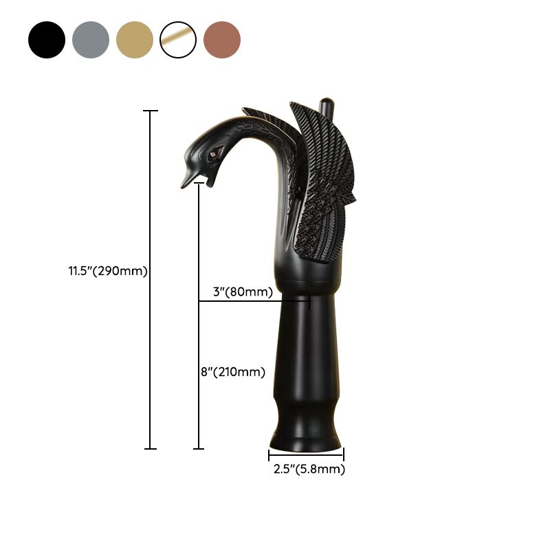 BowLift | Full brass bathroom sink faucet hot and cold water single handle sink faucet