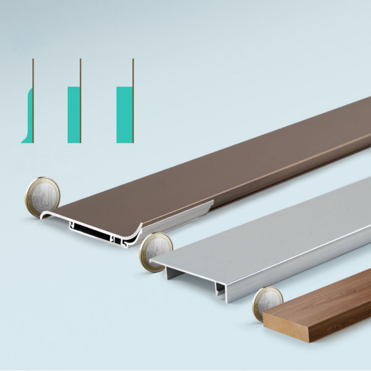 BowLift | Trim panel metal interior scratch-resistant waterproof tin splash guard trim