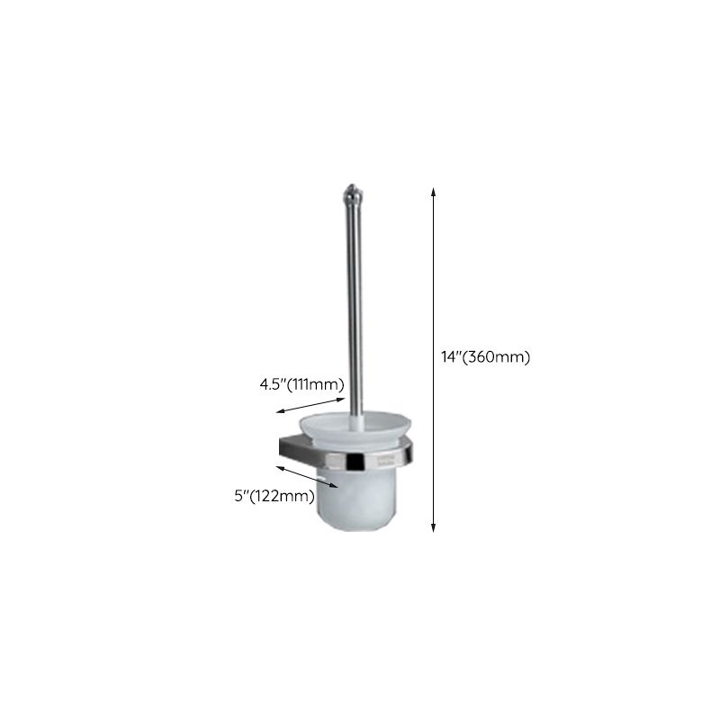 BowLift | Polished Chrome Modern Bathroom Accessory Set in Stainless Steel with Bath Shelf/Towel Bar